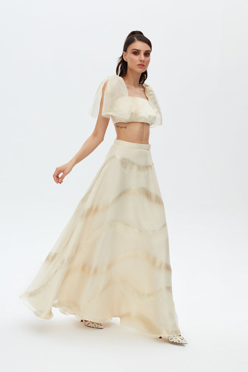 FLARE LONG SKIRT
